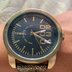 Diesel Gold Glitter Watch